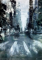 Composizione by Paolo Fedeli - Original Painting on Stretched Canvas sized 28x39 inches. Available from Whitewall Galleries